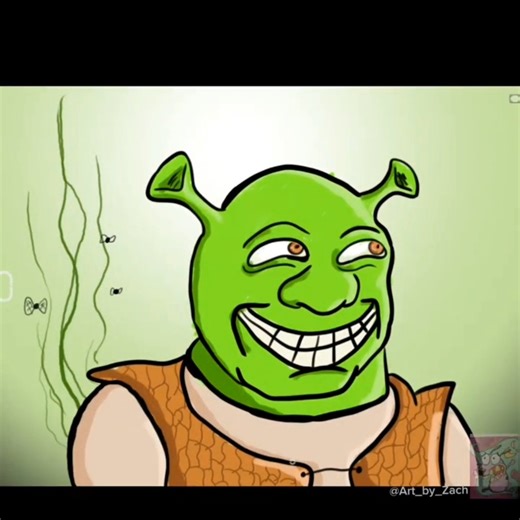 Shrek speed paint. #Shrek #drawing #youtube
