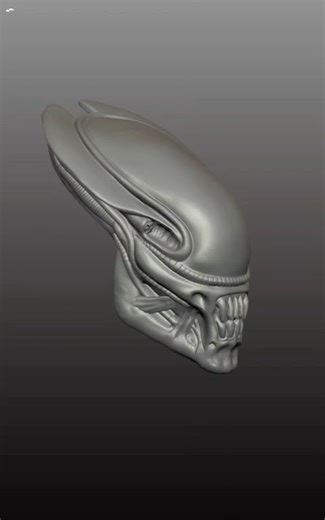 predator bio helmet alien head #predator #prey #biohelmet #mask #cosplay