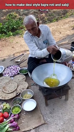 Hanan Vlogs on Instagram: "how to make desi style bajra roti and sabji"