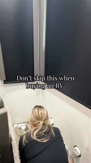 What we wish we knew when buying our RV… This is our 3rd RV & we have been camping for 10 years… we thought we were fully prepared going into the RV buying/inspection process. But we made a HUGE mistake. We forgot to check under and behind the furniture for water damage. If you’re shopping for an RV make sure you check EVERYWHERE for water damage otherwise you’ll pay for it later. #rvlivingfulltime #campinglife #RVMaintenance #rvliving #CampingSeason #fulltimerv #camperlifestyle #rvhacks #rvtips