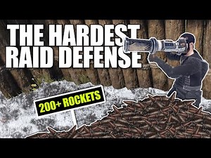 THE HARDEST [20vs1] RAID DEFENSE IN MY 15000+ HOURS of RUST | Solo Rust (4 of 4)