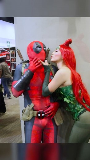 Deadpool's fine... he'll heal, I think 🤭 #deadpool #deadpoolcosplay #poisonivy #cosplay #comics | Pids