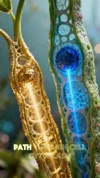 How does water transport work in plant roots?