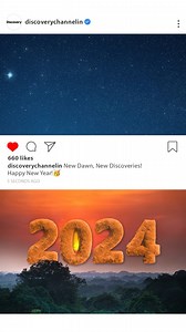 Get ready for the Year of Discovery! A year that's going to be filled with endless exploration and curiosity, where every moment is a revelation waiting to happen! #DiscoveryChannelIn #DiscoveryChannelIndia #DiscoveryChannel #NewYear #HappyNewYear2024 #NewYear2024 | Discovery Channel India