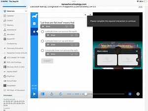 "Lat lines are flat lines" means that:Latitude lines run acro... | Filo