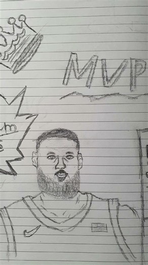 Part 2. of drawing NBA players.Stephen Curry #short