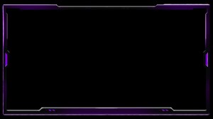 Live streaming purple lighting overlay