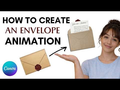 How to create an Animated Envelope Invitation in Canva
