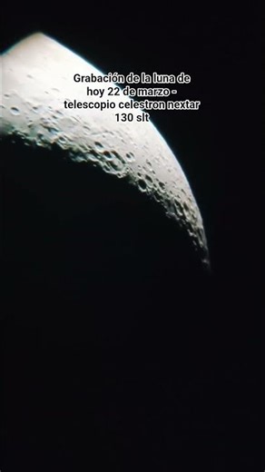 La luna con el telescopio celestron nextar 130 slt