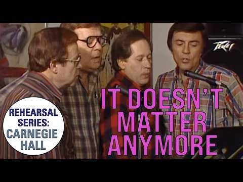 Don McLean - It Doesn't Matter Anymore (Rehearsals for Carnegie Hall)