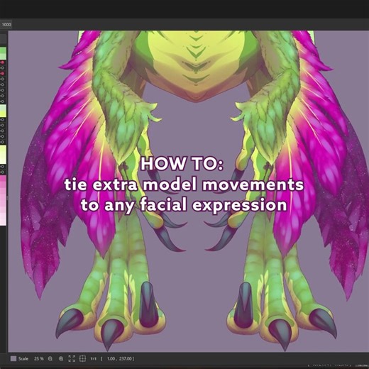 This Live2D tutorial demonstrates how to link extra model movements to facial expressions using physics. It covers input parameter configuration, adjusting physics settings!Tags: tutorial, physics, legsposted in @live2dtree