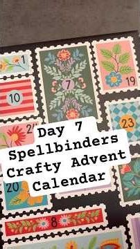 Day 7 Spellbinders Crafty Advent Calendar #cardmaking