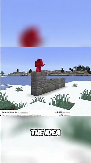 Randomizing Blocks with Bundle Jumble Mod in Minecraft