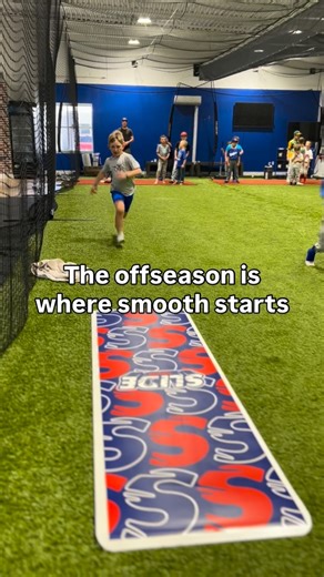 The offseason is where smooth starts. Winter is the perfect time for baseball and softball players to lock in their sliding fundamentals with focused indoor training. Think indoor baseball training. Think indoor softball training. No rainouts. No dark cold fields. Just reps. You can turn an indoor space into a sliding station and finally give sliding the attention it deserves. Work on feet first slides. Figure four position. Safe controlled landings. The same slide over and over until it feels a