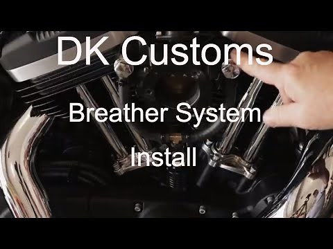 Sportster Iron 883-DK Customs Catch Can Breather System Overview & Install