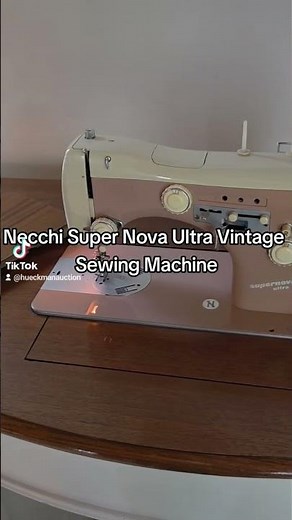 Necchi Supernova Ultra Sewing Machine #onlineauction #sewingmachine #midcentury