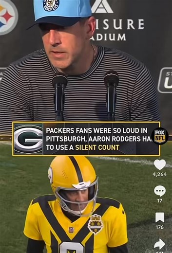 2.8K views · 16 reactions | “I’ve heard that chant for 18 years.”  Packer fans were chanting GO PACK GO so loud in Pittsburgh this season — Aaron Rodgers had to use a silent count against them! “Packers fans travel really well,” our former QB said. “First time in a while I’ve had to use a silent count for a home game. That’s a credit to those Packer fans.” 﫡 : NFL on Fox | Christina Lorey | Facebook