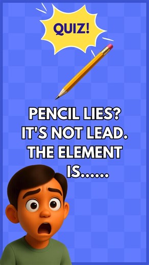 🚫✏️ Pencil LIES? What Element Is REALLY in Your Pencil? | Science Facts