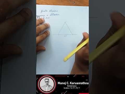 OL Maths nirmana | Thrikona nirmanaya | ත්‍රිකෝණ නිර්මානය