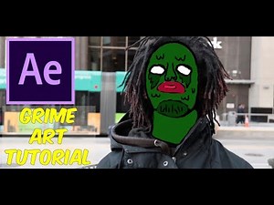 How To Make Music Video Grime Art - After Effects Tutorial