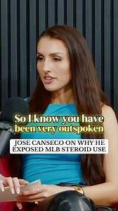 Jose Canseco on the mindset around steroid use 👀 #josecanseco #mlb #baseball