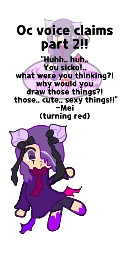 Oc voice claims | part two!!