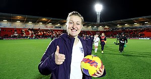 England striker Ellen White: ‘It is a real privilege being a role model’