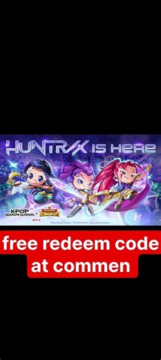 kpop demon hunter redeem code #cookierunkingdom #cookierun #kpopdemonhunters #huntrix #fypage #fypp