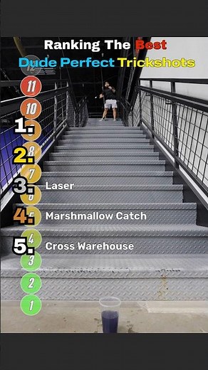 Ranking The best Dude Perfect Trick Shots