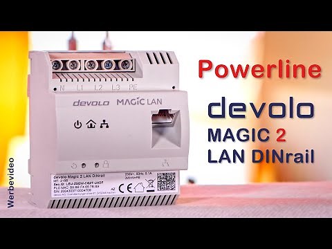 Powerline einrichten und mit Phasenkoppler devolo Magic 2 LAN DINrail optimieren & schneller machen.