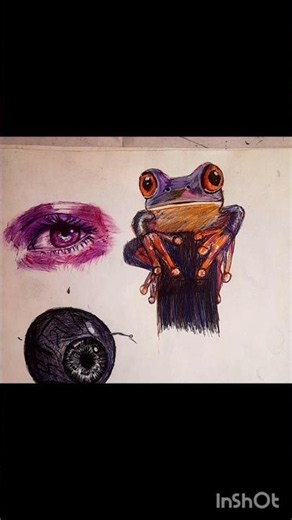 🐸 How to Draw a Frog with Pen | Easy Pen Drawing Tutorial