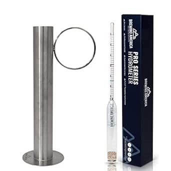 USA-Made Syrup Hydrometer KIT - Easy to Read and Metal Test Cup
