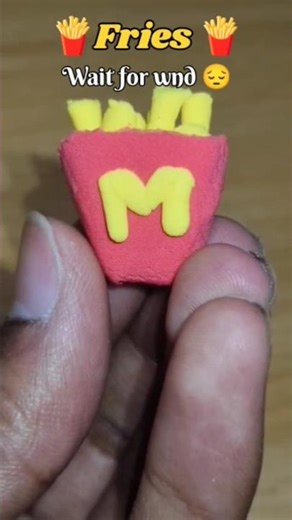 Mini Clay McDonald’s Fries 🍟✨ | So Satisfying