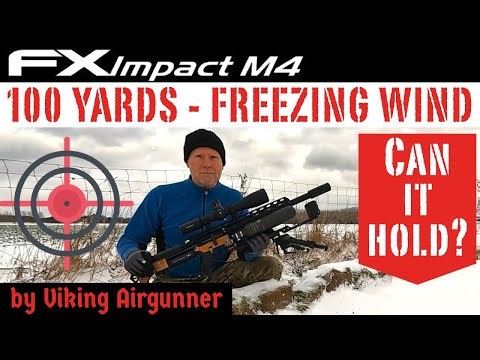 FX Impact M4 | 100 Yards in Freezing Wind & Snow | FX Impact M4 Series pt. 29