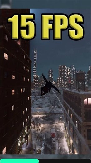 5 FPS vs 10 FPS vs 15 FPS vs 30 FPS vs 60 FPS | Spiderman #pc #gaming #fps