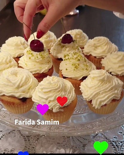 Fettarme Jogurt Muffins mit Kirsche🍒🍒