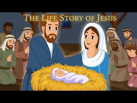 THE LIFE STORY OF JESUS | ANIMATED BIBLE STORIES | MORAL STORIES #storytime #jesus #moralstory
