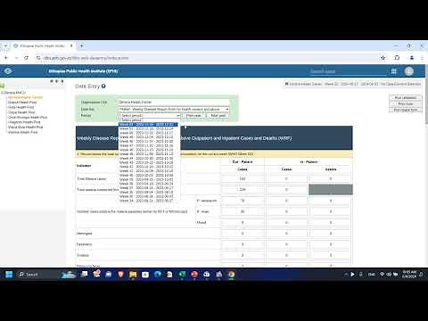PHEM DHIS DATA ENTRY TUTORIAL