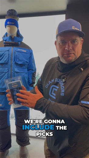 🧊 Early ice means extra caution — and the right gear matters. For a limited time, when you pick up a Blue Rise V3 Float Suit, we’re tossing in a FREE pair of Ice Picks — because ice safety is ALWAYS the top priority, especially this time of year as we’re still building ice across the Ice Belt. Suit up, stay sharp, and fish with confidence this winter. ❄️💪 👉 Available now on ClamOutdoors.com | Clam Outdoors