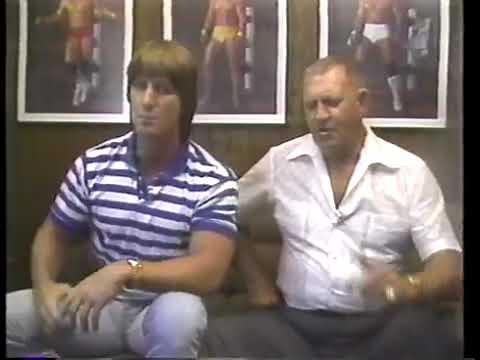 Kevin and Fritz Von Erich. WCCW 1987