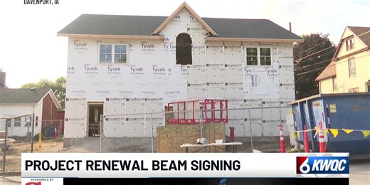Project Renewal holds beam signing
