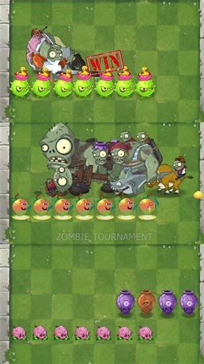 PvZ 2 - Teams With 7 Plants Vs Random Vase Breaker Zombies - P145 #shorts #pvz2 #games