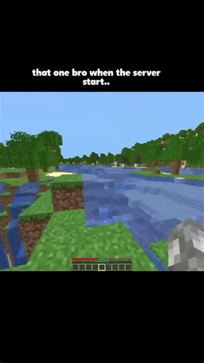 That One Bro When the Server Starts 🏃