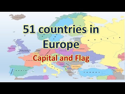 List of European Countries with Capital and Flag || Countries of Europe | Europe Continent Countries