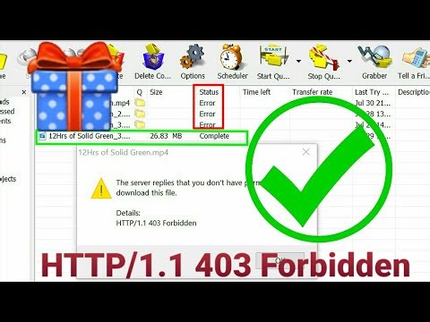 How to Fix IDM HTTP/1.1 403 Error (IDM Not Working)