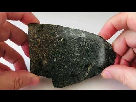 Kimberlite. Drill core fragment – Yubileynaya Kimberlite Pipe, Yakutia