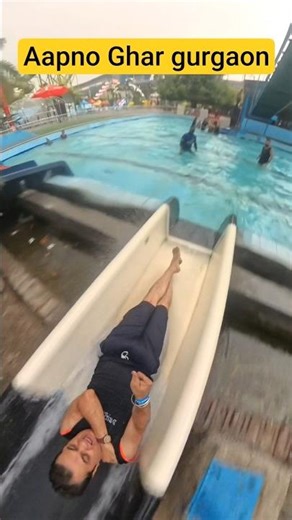 Drizzling water park ghaziabad water slide / drizzling land water park delhi #shorts