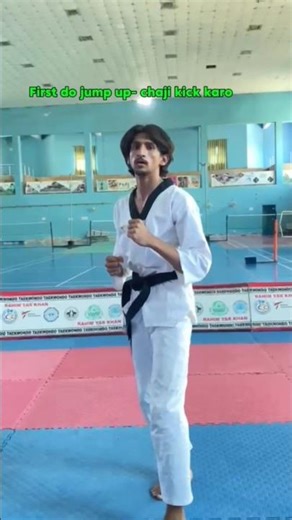 Kick Turn Jump Up-Chagi Counterattack