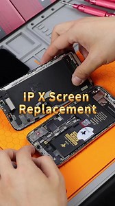 IP X screen replacement #touchscreen #iPhoneX #lcddisplay #iphonescreen #iphone #fyp #screenreplacement | Flycdi Screen