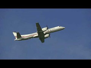 Saab 2000 / Frost Air / landing & take off at LFSB